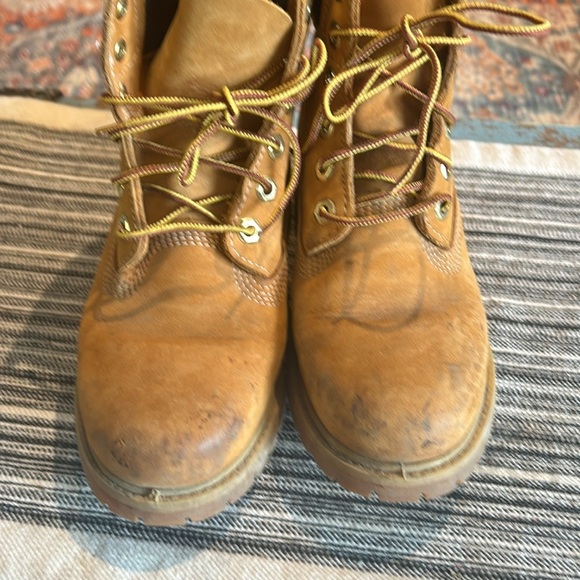 Timberland Classic Boots Mens Waterproof Nubuck Wheat Size 6M main image 4